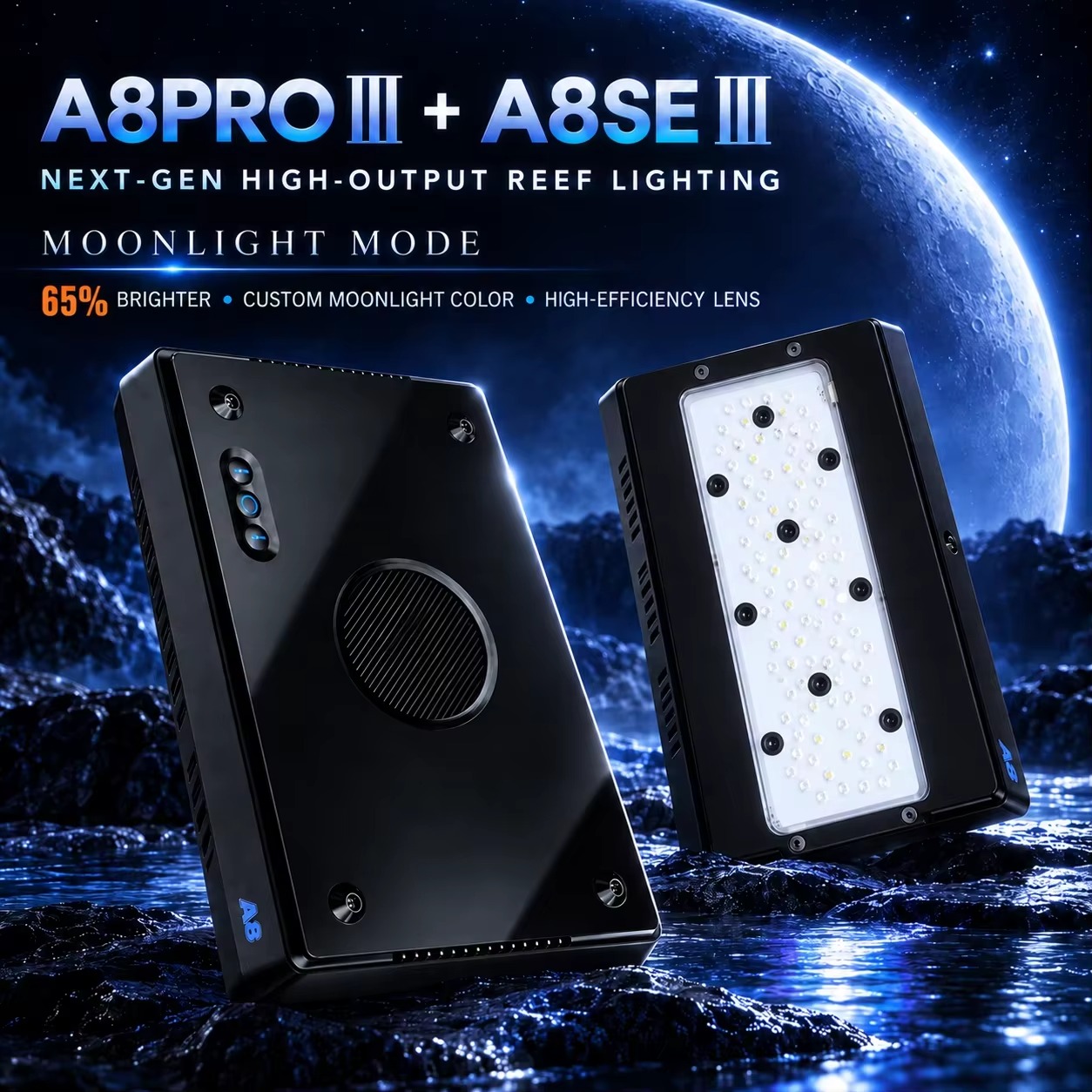 A8 Pro III Max 230W 8 Kanallı  - Reef Lighting incelemesi ve fiyatı